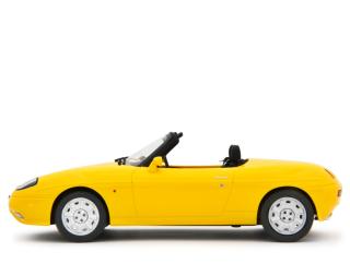 Fiat Barchetta 1995 Giallo Ginestra Laudoracing 1:18 Resinemodell (Türen, Motorhaube... nicht zu öffnen!)